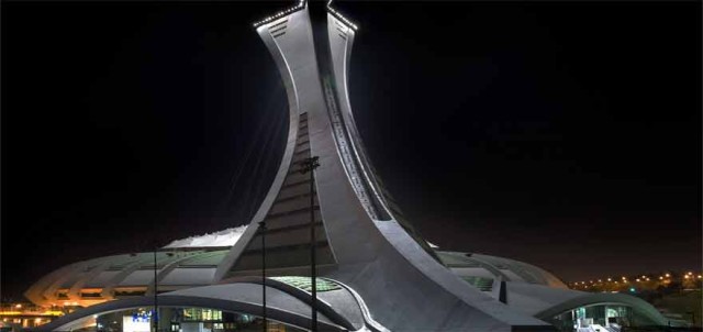 Unique architectures Olympic stadium, Montreal