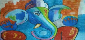 ganesha image painting