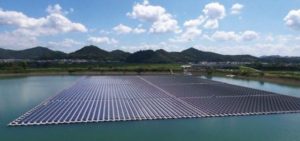 floating solar power plant